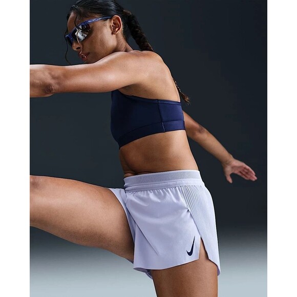Nike AeroSwift Dri-FIT ADV 3" Running Shorts FN2328-057 Ghost/Blue Women Medium - Picture 7 of 8